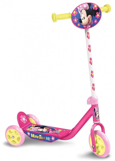 Minnie Mouse a 3 ruedas Kinderstep Foot Brake Girls Rosa amarillo