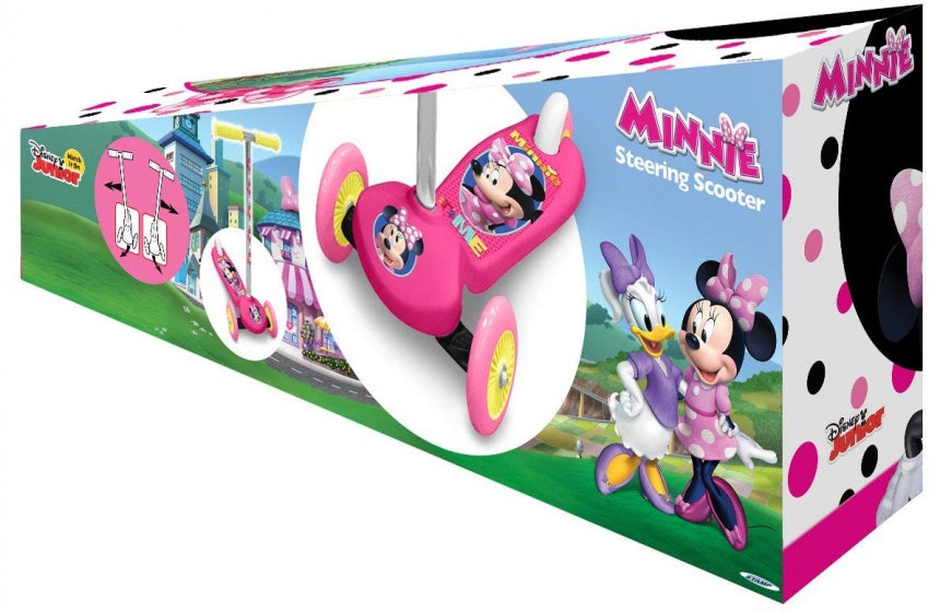 Minnie Mouse niños a 3 ruedas Paso Freen Braking Girls Pink Silver