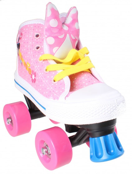 Minnie Mouse Roller Skates Girls Girl Pink White Size 29