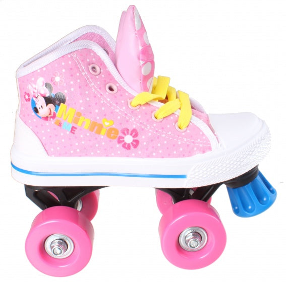 Minnie Mouse Roller Skates Girls Girl Pink White Size 29