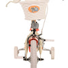 Disney Stitch Kinderfiets - Meisjes - 14 inch - Crème Koraal Blauw