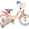 Disney Stitch Kinderfiets - Meisjes - 14 inch - Crème Koraal Blauw