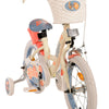 Disney Stitch Kinderfiets - Meisjes - 14 inch - Crème Koraal Blauw