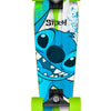 Stitch skateboard 70 x 20 cm junior wit blauw groen