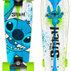 Stitch skateboard 70 x 20 cm junior wit blauw groen
