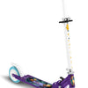 Disney Wish de 2 ruedas Kinderstep freno de pie plegable Púrpura azul