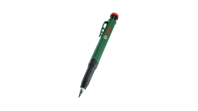 Bosch groen diepgatmarkeerpotlood + 6-delige stiftset | multicolor - 1600a033bm