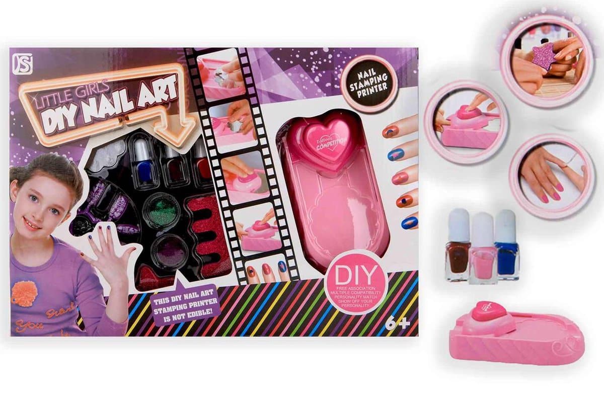 Arte de uñas de bricolaje de las niñas de Brandunit, decoración de uñas