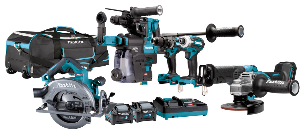 Makita dk0162g601 | conjunto combinado 40v máx | 4.0ah | td001g | df001g | jr001g | ga005g | | hr002g | hs004g | en bolsa - dk0162g601
