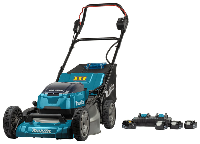 Makita dlm530pt4 | largo 2x18 pb | cortacésped a batería | 53cm | conjunto