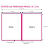 DNP Papier DSRX1HS-4X6P 2 Rol � 700 St. 10x15 Geperforeerd voor DS-RX1HS