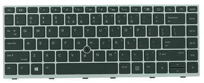 Tastiera HP Laptop Qwerty US + TrackPoint, retroilluminato