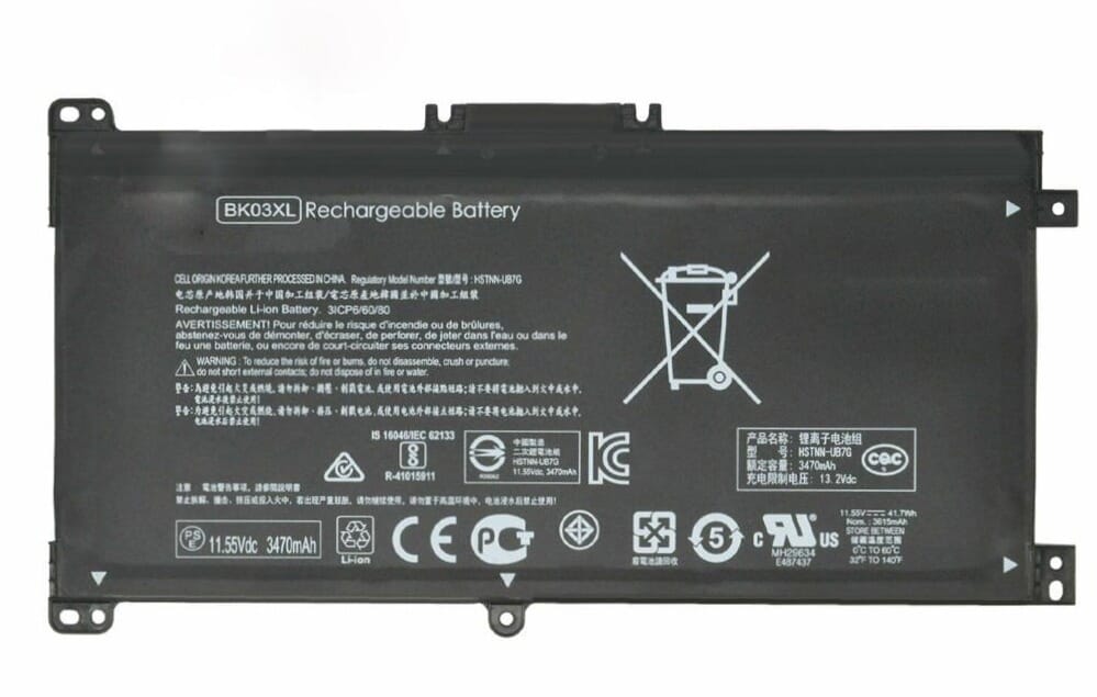 Batería de laptop HP 3470 mAh