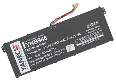 Batería de laptop yanec 3000 mAh