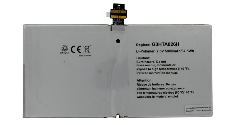 Batería de tableta de reemplazo 5000 mAh