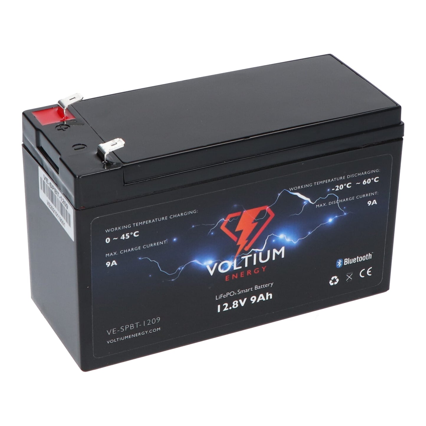 Voltium Energy Lifepo4 Batería 12.8V 9AH Bluetooth