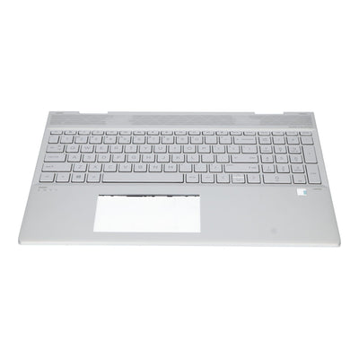 Tastiera per laptop HP Qwerty US + Copertura superiore Silver