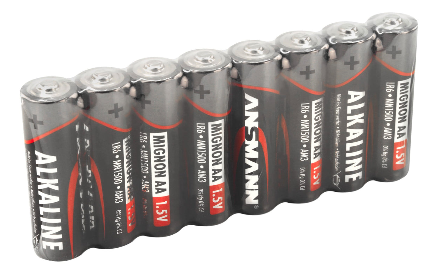Ansmann Alkaline batterij mignon AA LR6 8 pcs. Krimpfolie