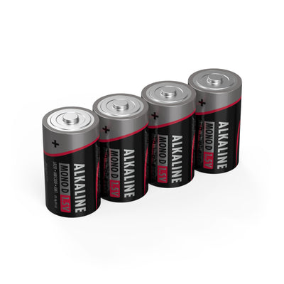 Ansmann Alkaline Battery Mono D LR20 4 pezzi. Film di restringimento