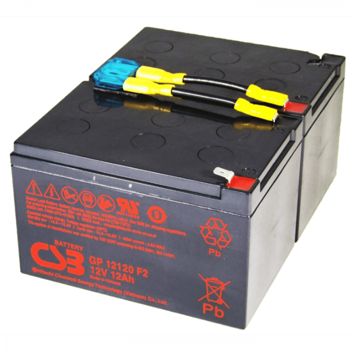 Batteria CSB CSB UPS Sostituzione della batteria Set RBC6 (incl. Cavi)