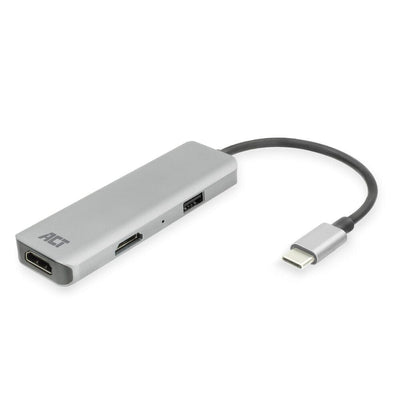 ACT USB-C 4K Multiport Adapter para 2 pantallas HDMI