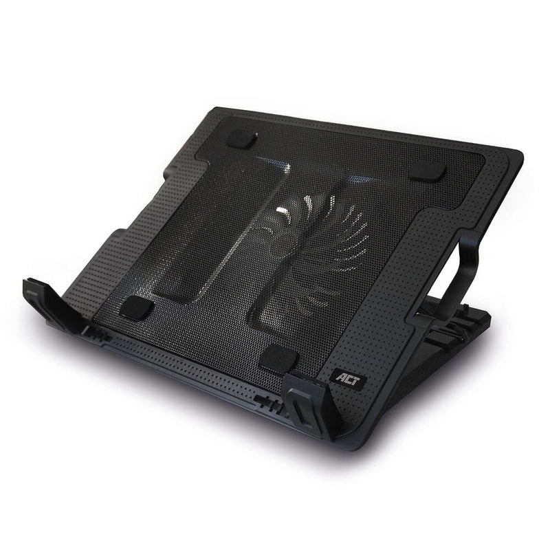 ACT LAPTOP ESTÁNDABLE AJUSTABLE EN 5 POSICIONES, CUNTO DE 2 FUNOS