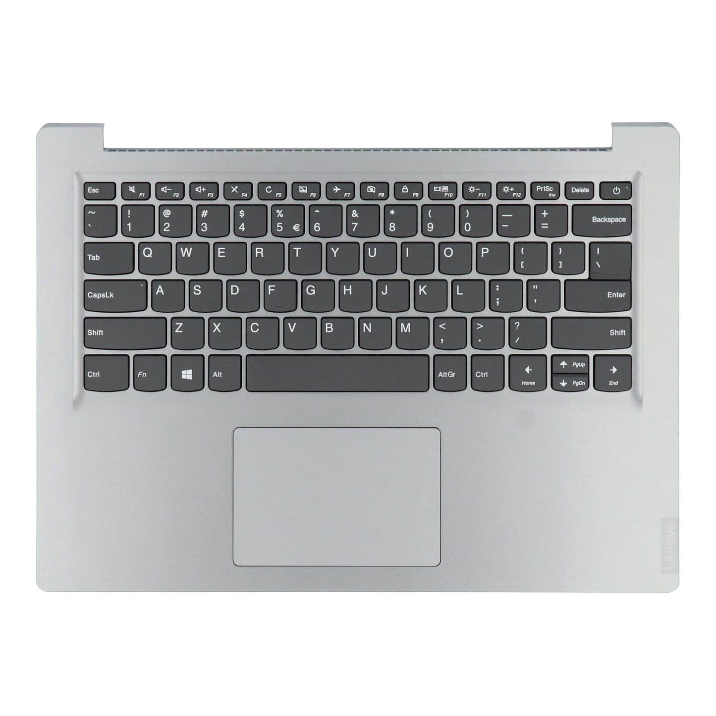 Teclado portátil de Lenovo Qwerty US + Top Cover Silver