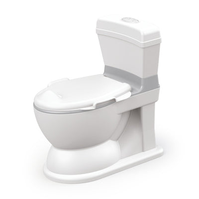 Dolu 2-in-1 XL Educational Plaspotje con effetto di lavaggio bianco grigio