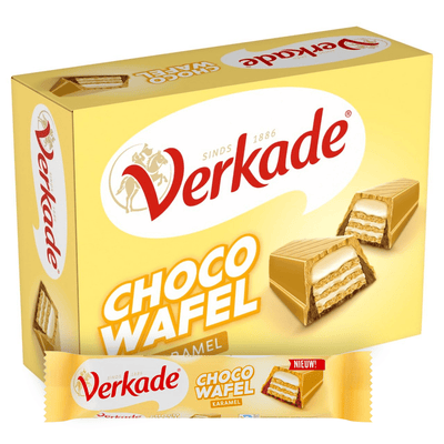 Verkade waffle al cioccolato caramello (24x 39,5 g)