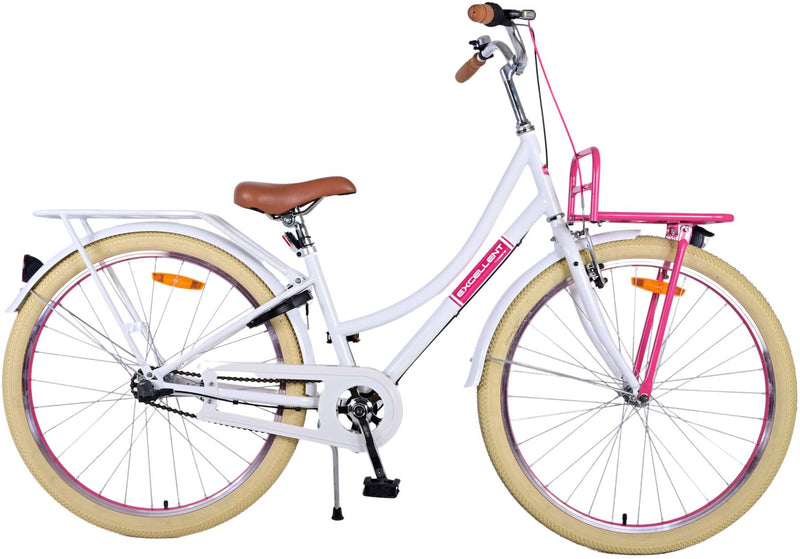 Vlatare eccellente biciclette per bambini - ragazze - 26 pollici - bianco - 3 marce