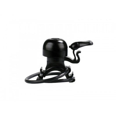 fietsbel Micro 23 mm koper zwart