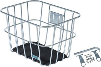 Alrededor de la canasta Alu Silver fijo