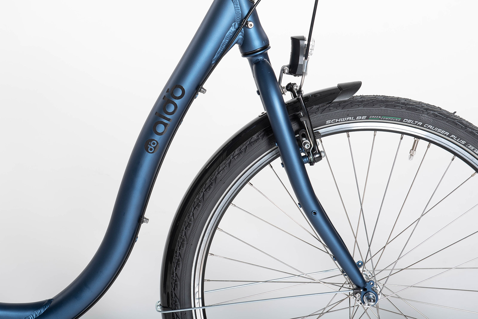 Kwadie aldo lage instap 28 3gvl alu. comfort mystery blue mat - 46 cm.