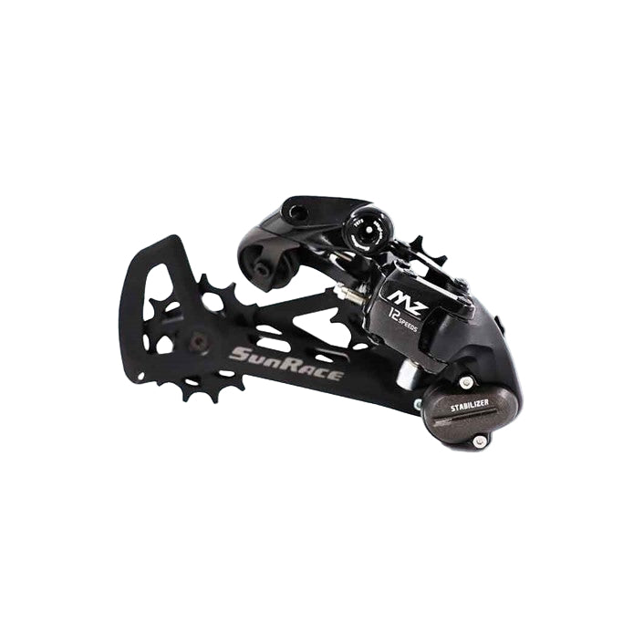 ACHTER DETRAILLEUR 12V CAGA MEDIA DIRECTA NEGRO
