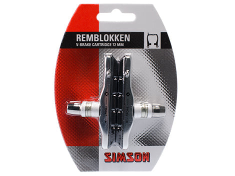 SIMSON V-Brake Cardridge Shoe Brake Shoe Cpl.