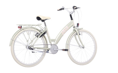 Bicicleta infantil Bikefun Lots of Love 24 pulgadas con buje de freno Nexus 3 velocidades - Desert Sage
