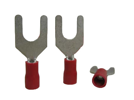 Bofix Cable Shoe Amp Fork M6 Red (25º)