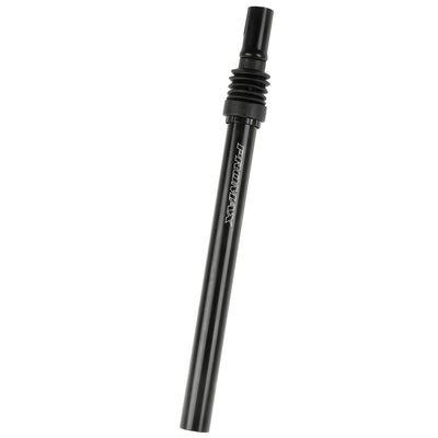 Tija de sillín promax con cojinete de latón y vela de aluminio. negro 25,4 muelle 350 mm.