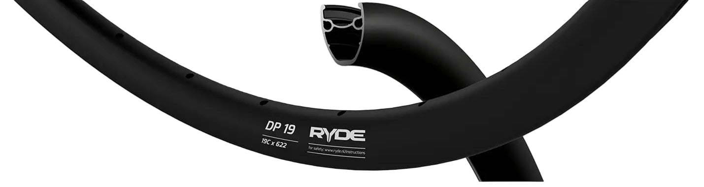 Ryde b.v. llanta 28' - 14 dp19 28'-622 disco negro 32 agujeros