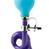 Buzaglo pexkids viola toot post corno in acciaio palla blu