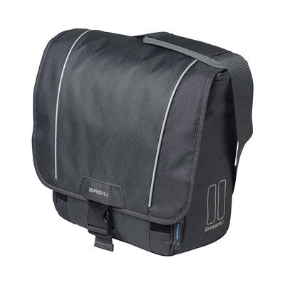 Basil Sport Commuter Bag - Gray Bicycle Bag