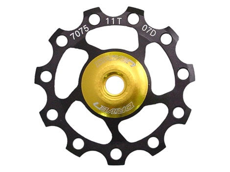Ruota deragliatore Sunrace 11t SP860-HC in lega d'oro