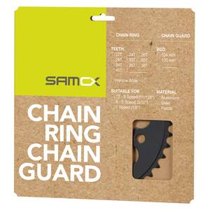 Samox PD-R4-S Chain Top 36 Tands 104 mm 3 32-11 128 Acero Negro