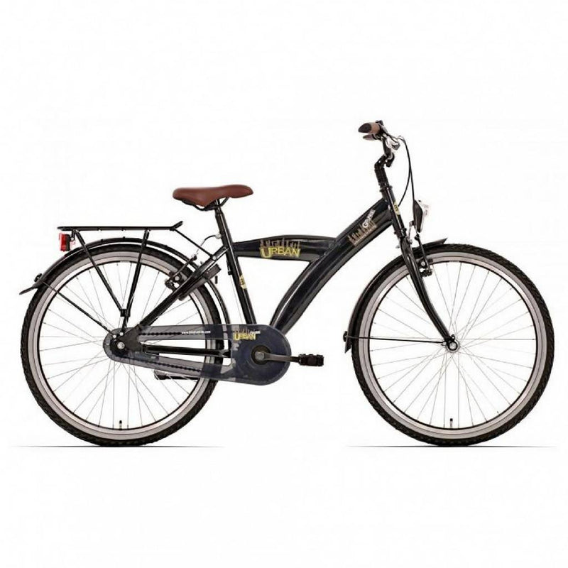 Bikefun Bike Bike Fun 24 pollici urbano | Nexus-3 | Nero