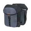 Basil Miles Double Bag - Dubbele fietstas, unisex, sportief, 34L, waterdicht, zwart