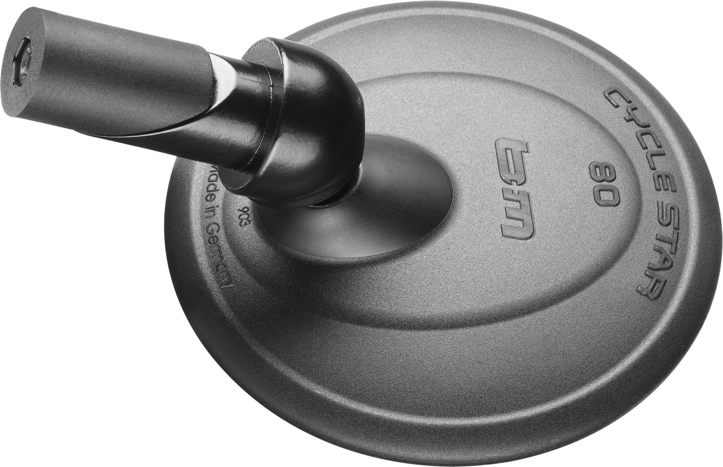 Busch + müller busch m�ller spiegel rond in stuur 80mm zwart
