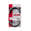 Simson rollerbrake remkabelset compleet RVS zwart op kaart