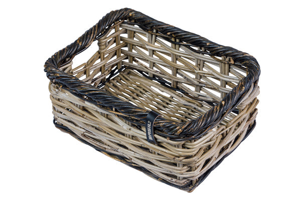 Basil Bicycle basket Dijon Small Gray Black