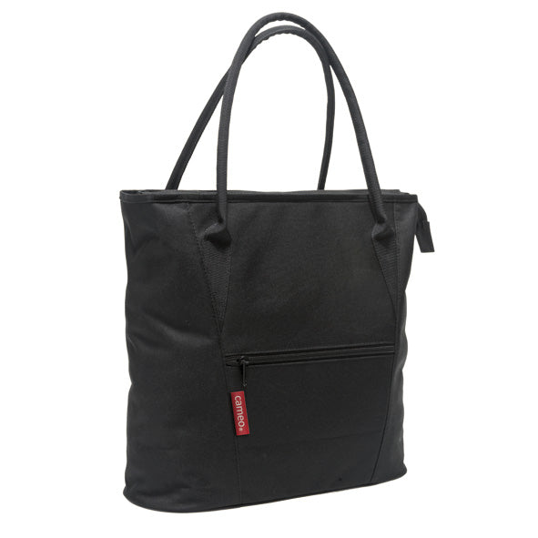 Cameo Shopper - zwarte polyester fietstas (18L)