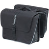 Basil Forte Bolsa de bicicleta doble, Repelente de Agua, 35L, Negro.